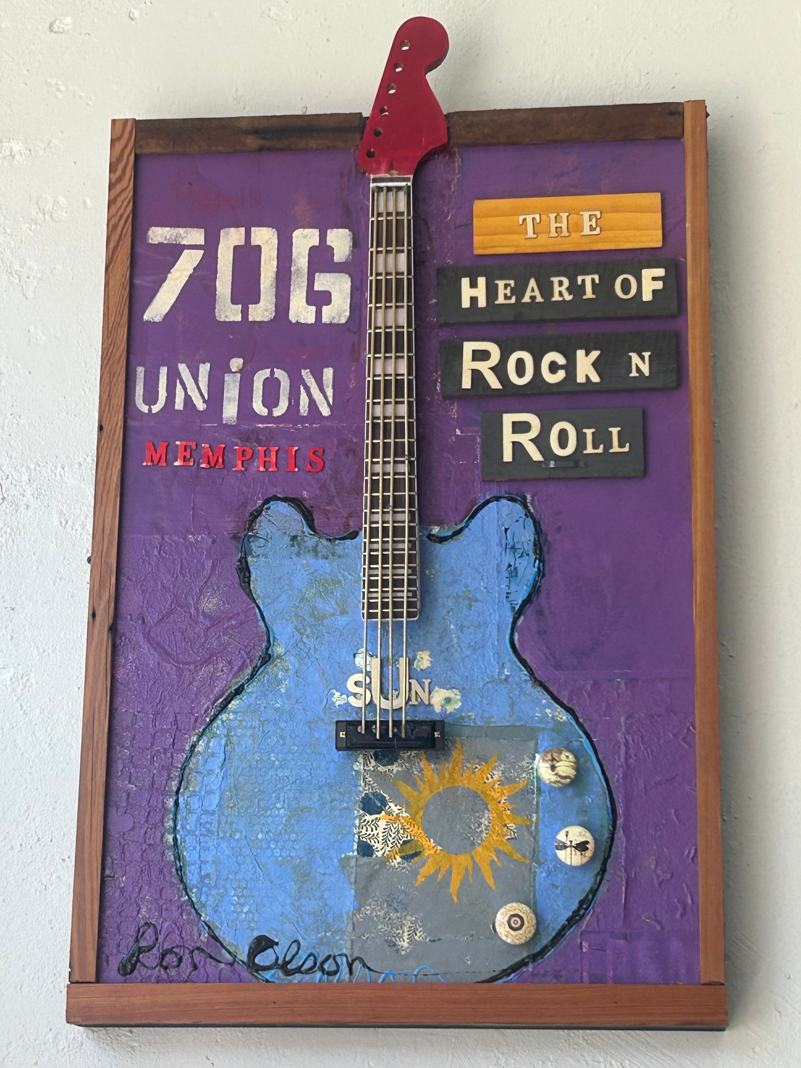 "706 Union Ave" ORIGINAL painting by local Memphian Ron Olson