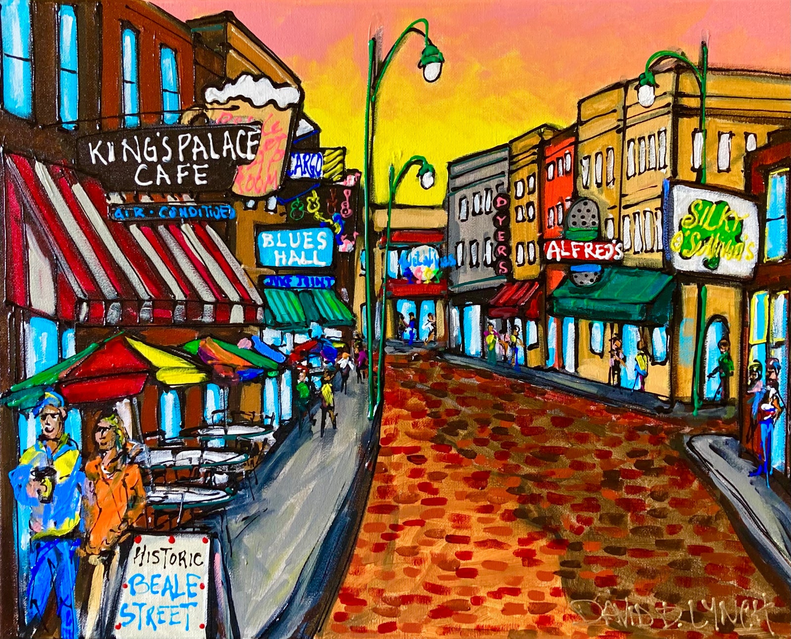 "Beale Street #22" Original by David Lynch