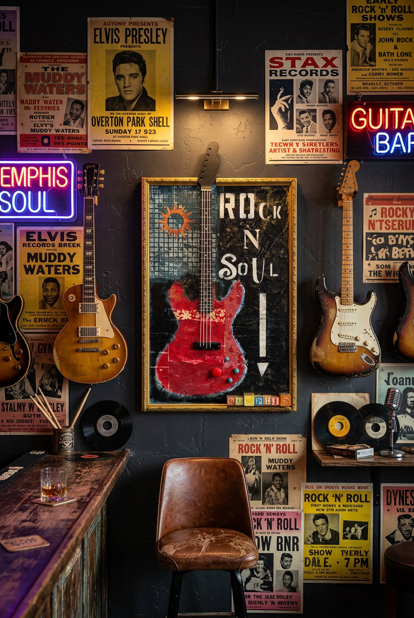 "Rock n Soul" Original painting by local Memphian Ron Olson