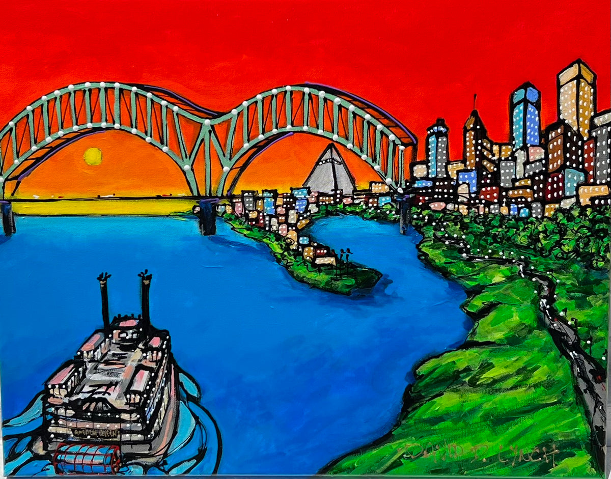 "Memphis Riverside #60" Original by David Lynch