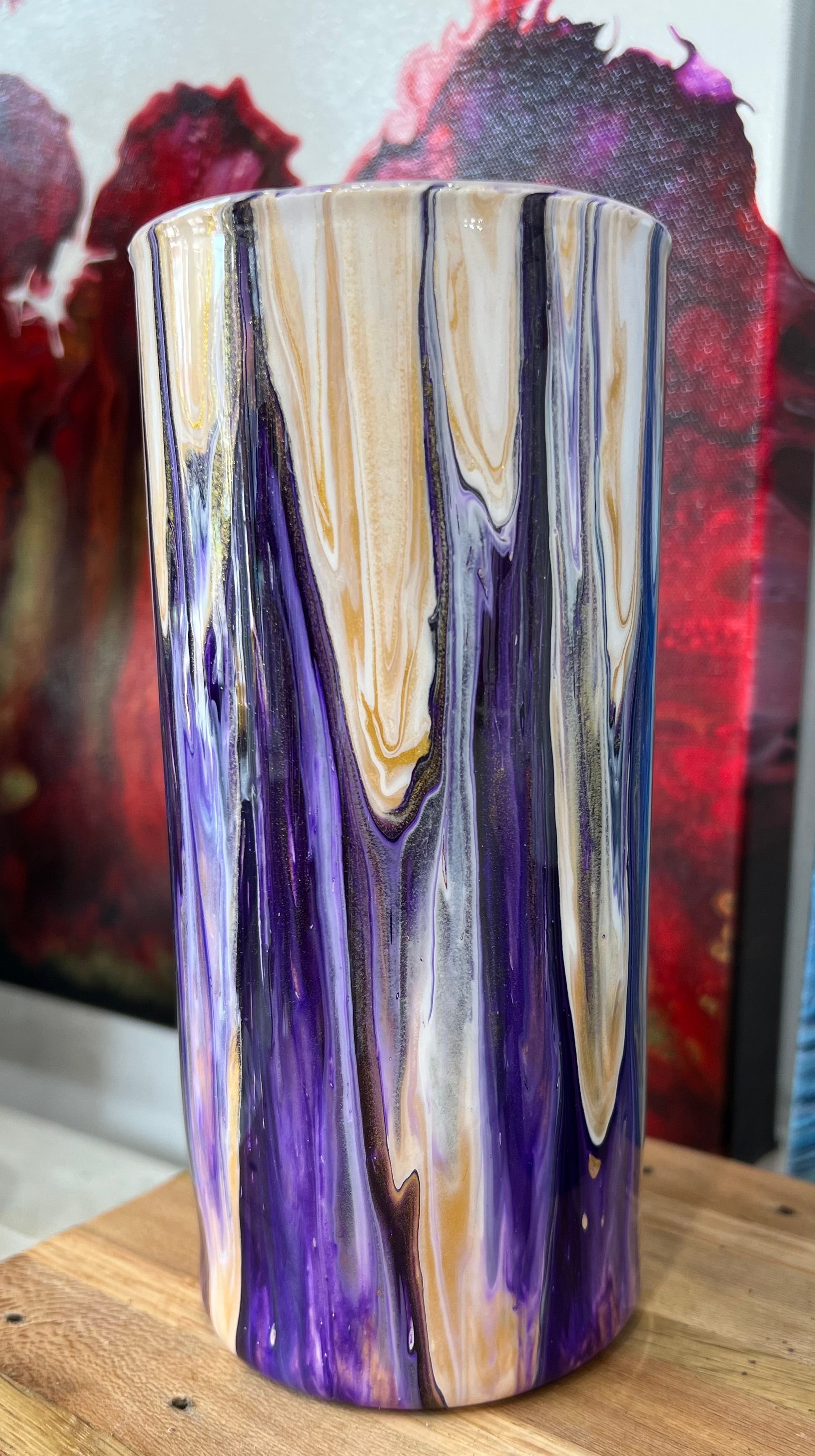 Vases By Local Memphis Artist Sandra Barrett / Multi colors and sizes to choose from