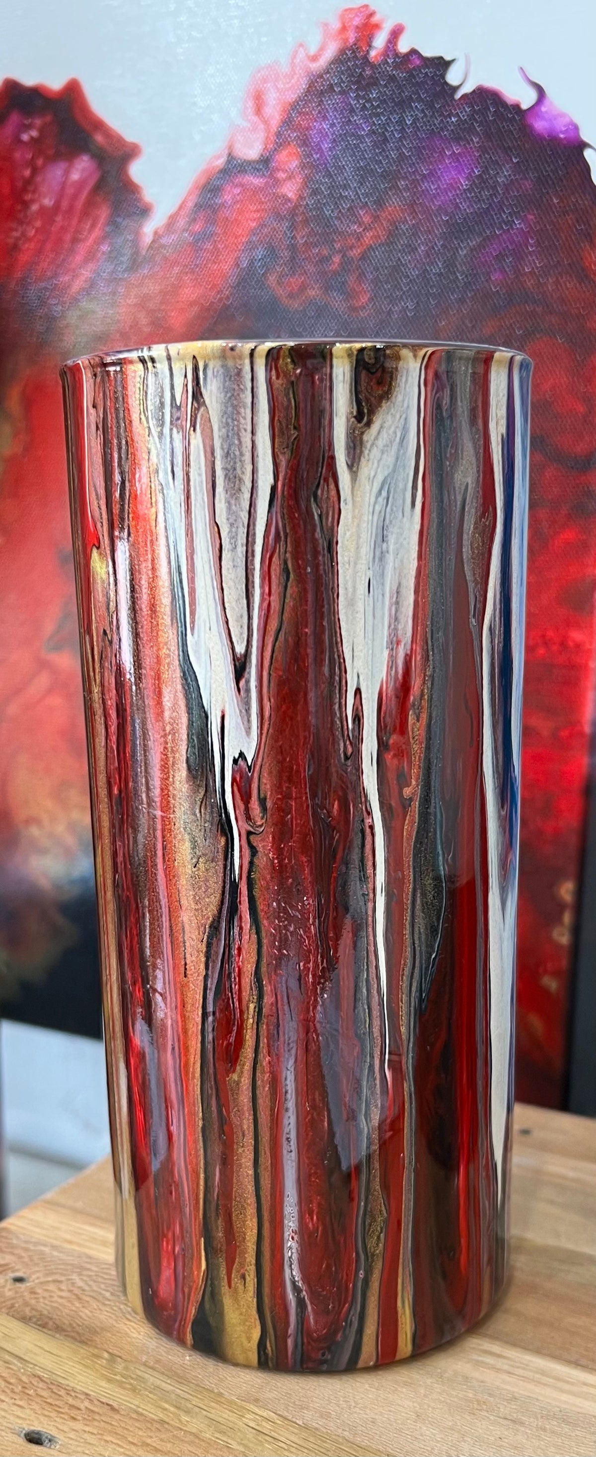 Vases By Local Memphis Artist Sandra Barrett / Multi colors and sizes to choose from