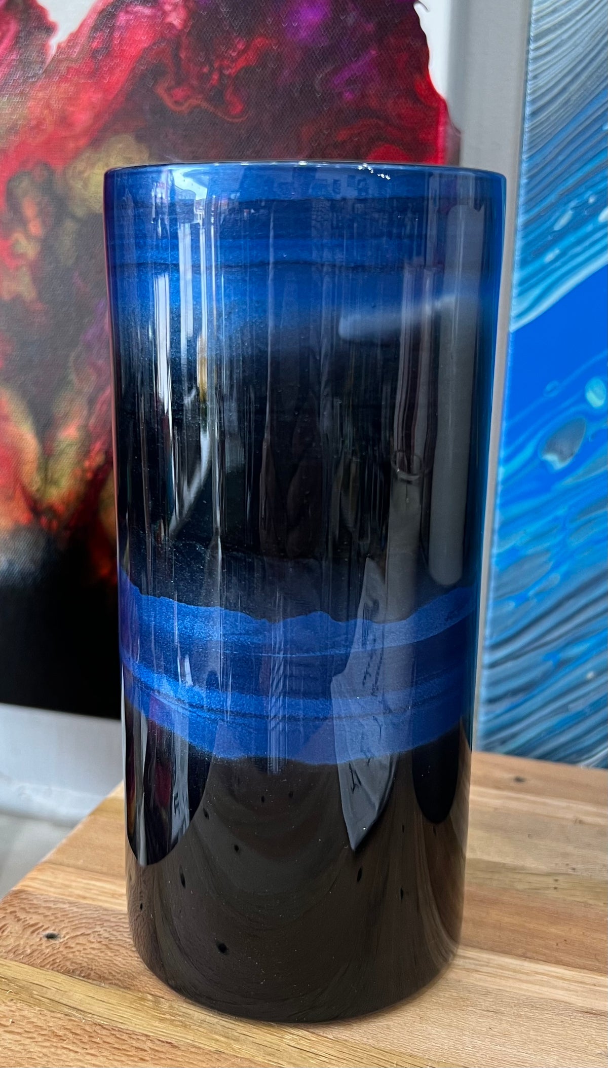 Vases By Local Memphis Artist Sandra Barrett / Multi colors and sizes to choose from