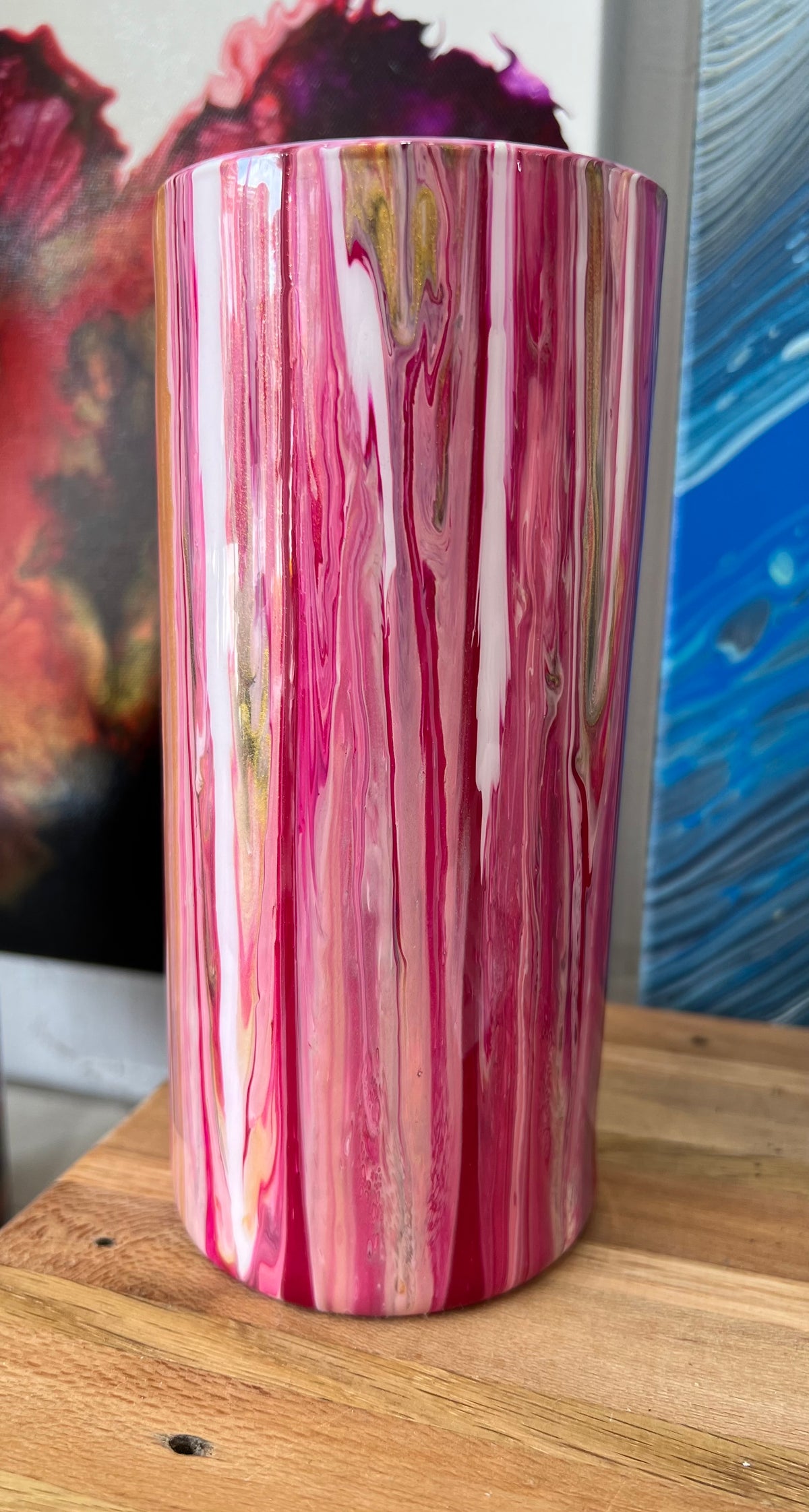 Vases By Local Memphis Artist Sandra Barrett / Multi colors and sizes to choose from