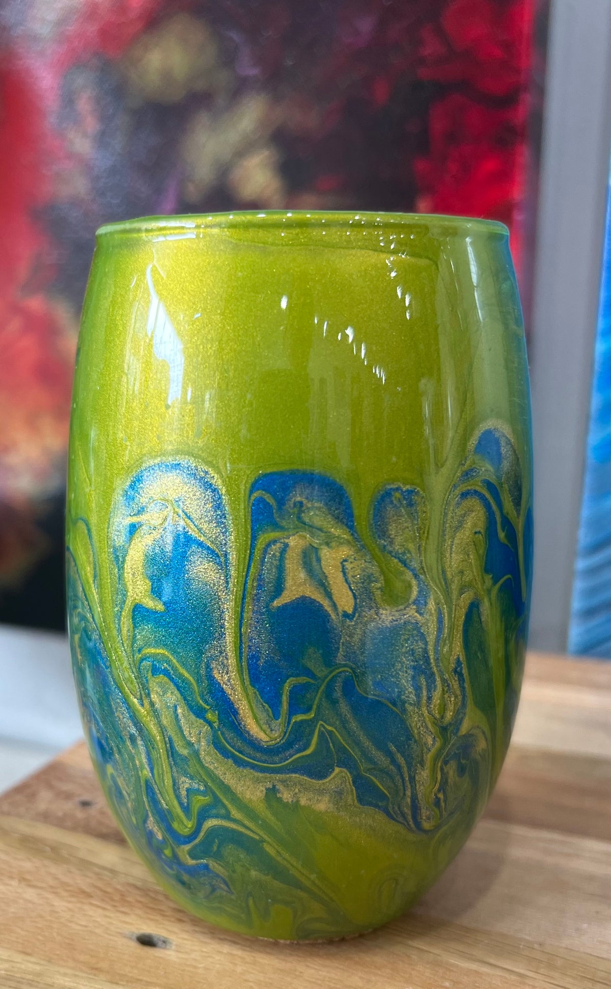 Vases By Local Memphis Artist Sandra Barrett / Multi colors and sizes to choose from