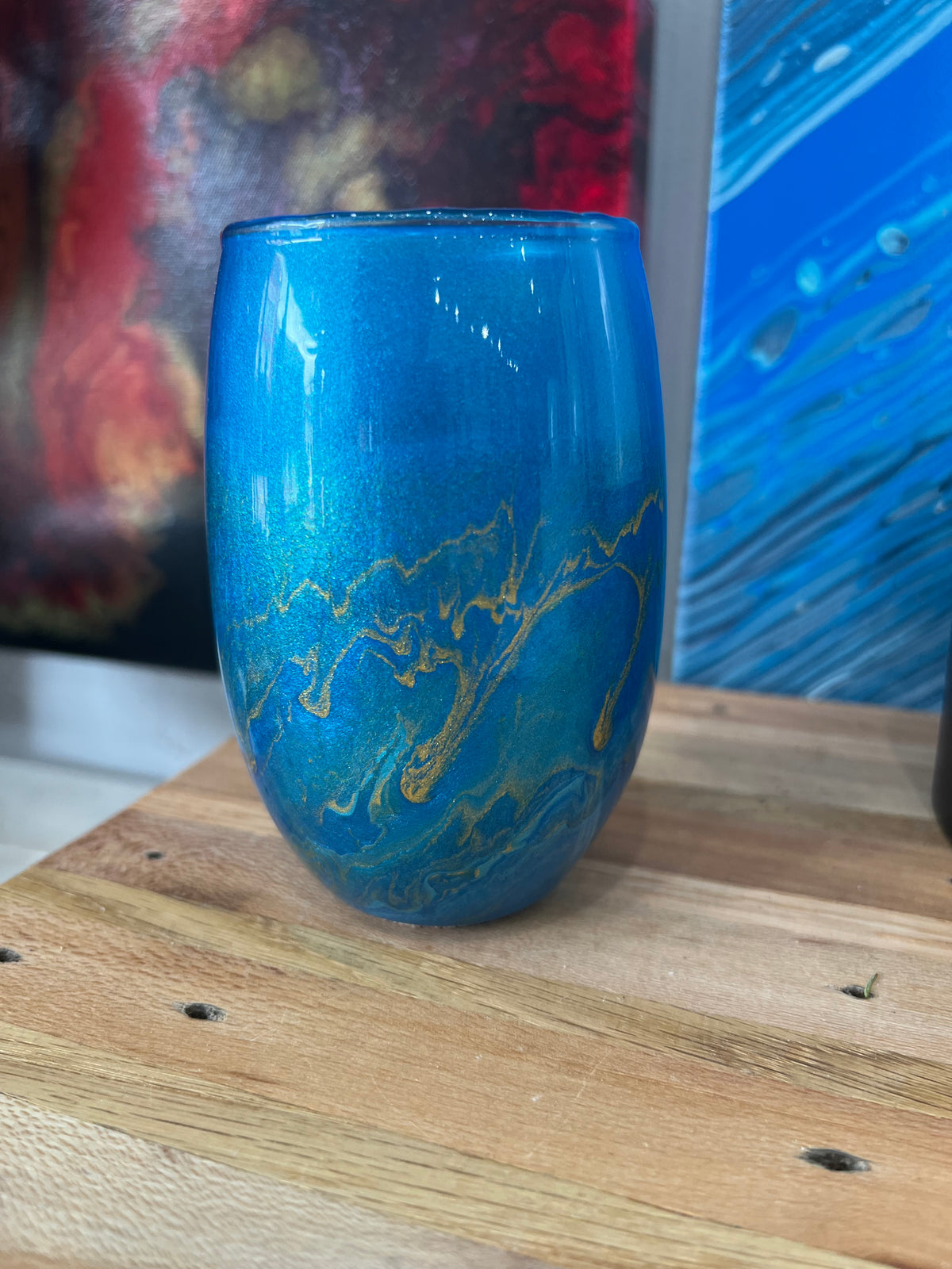 Vases By Local Memphis Artist Sandra Barrett / Multi colors and sizes to choose from