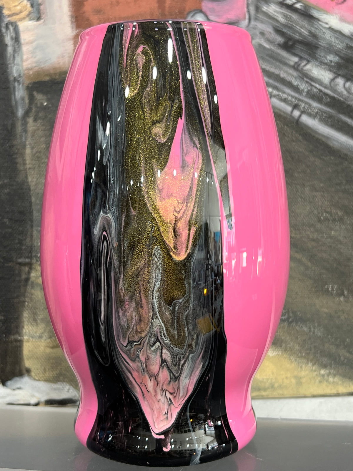 Vases By Local Memphis Artist Sandra Barrett / Multi colors and sizes to choose from