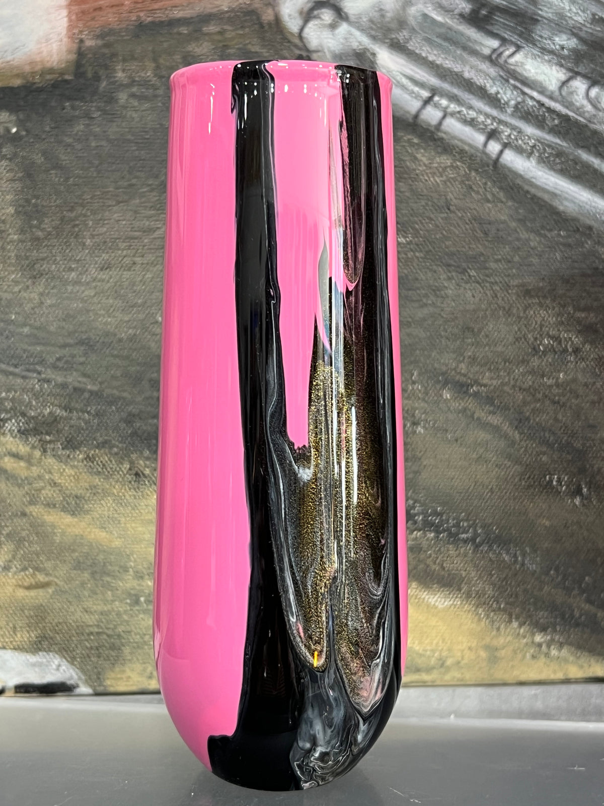 Champagne Flutes by Local Memphis Artist Sandra Barrett