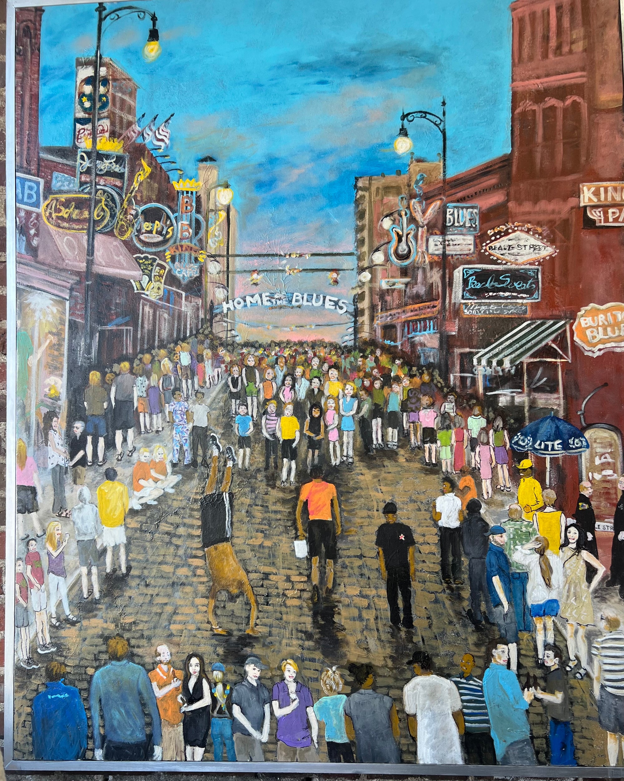 Beale Street By Memphis local artist Judy Vandergrift