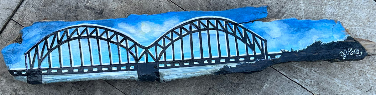 Mississippi Driftwood Art Original by  DJ Kelly