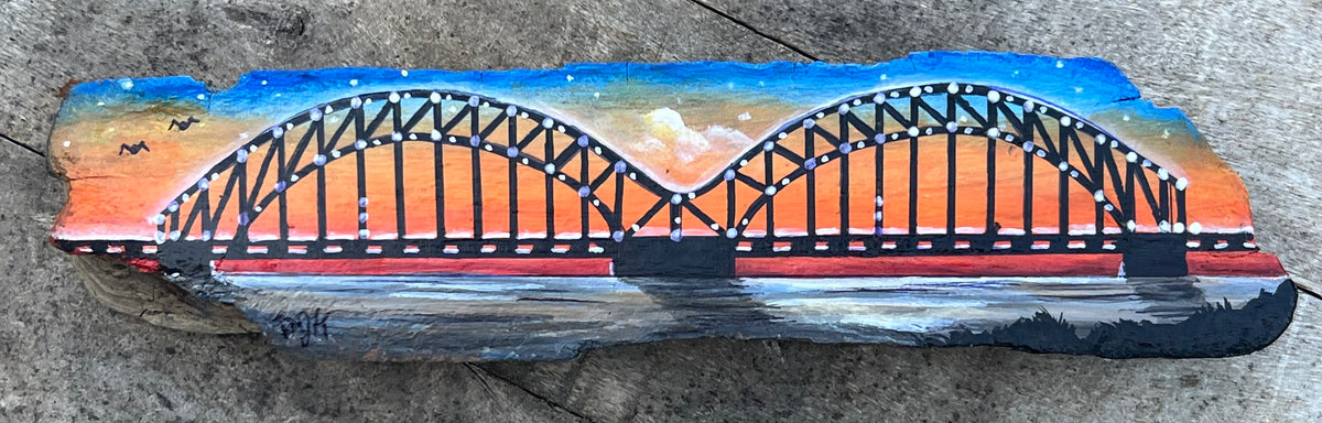 Mississippi Driftwood Art Original by  DJ Kelly