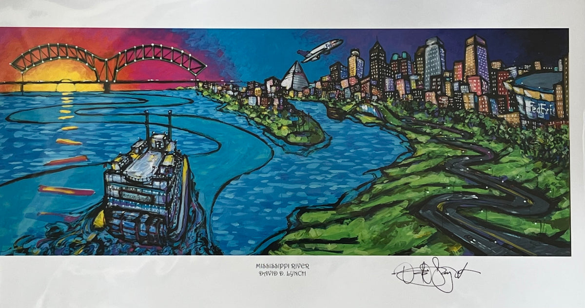 "Mississippi River" Print by David Lynch