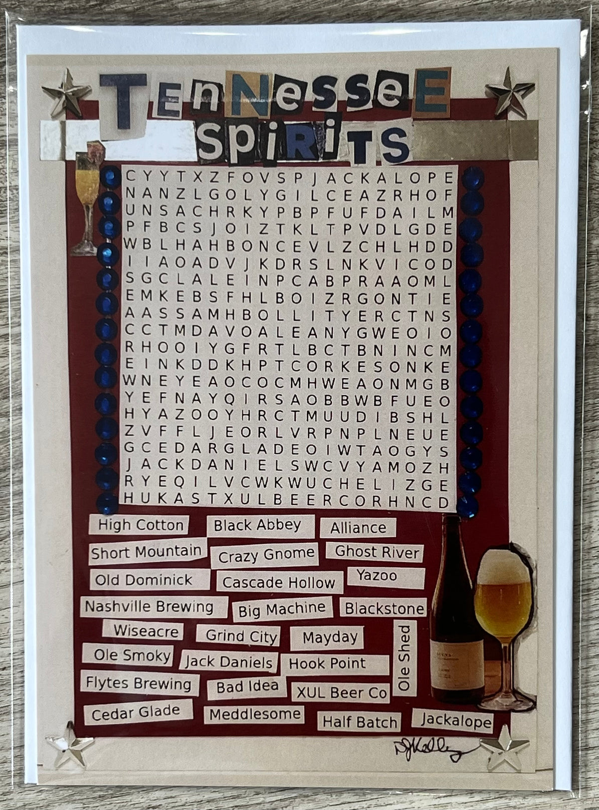 Memphis Word Search Card