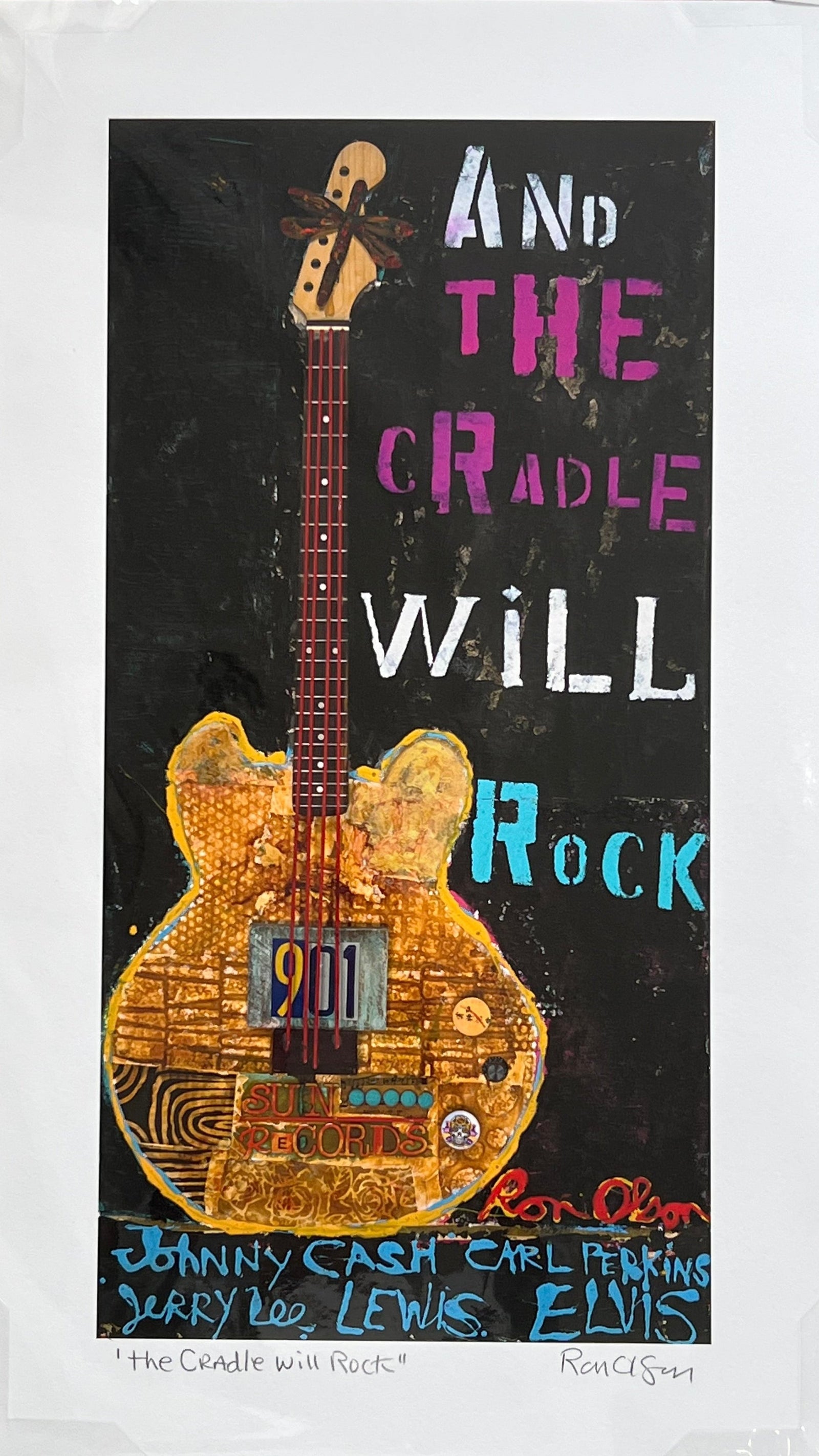 "And the Cradle Will Rock" signed PRINT of an original painting by local Memphian Ron Olson