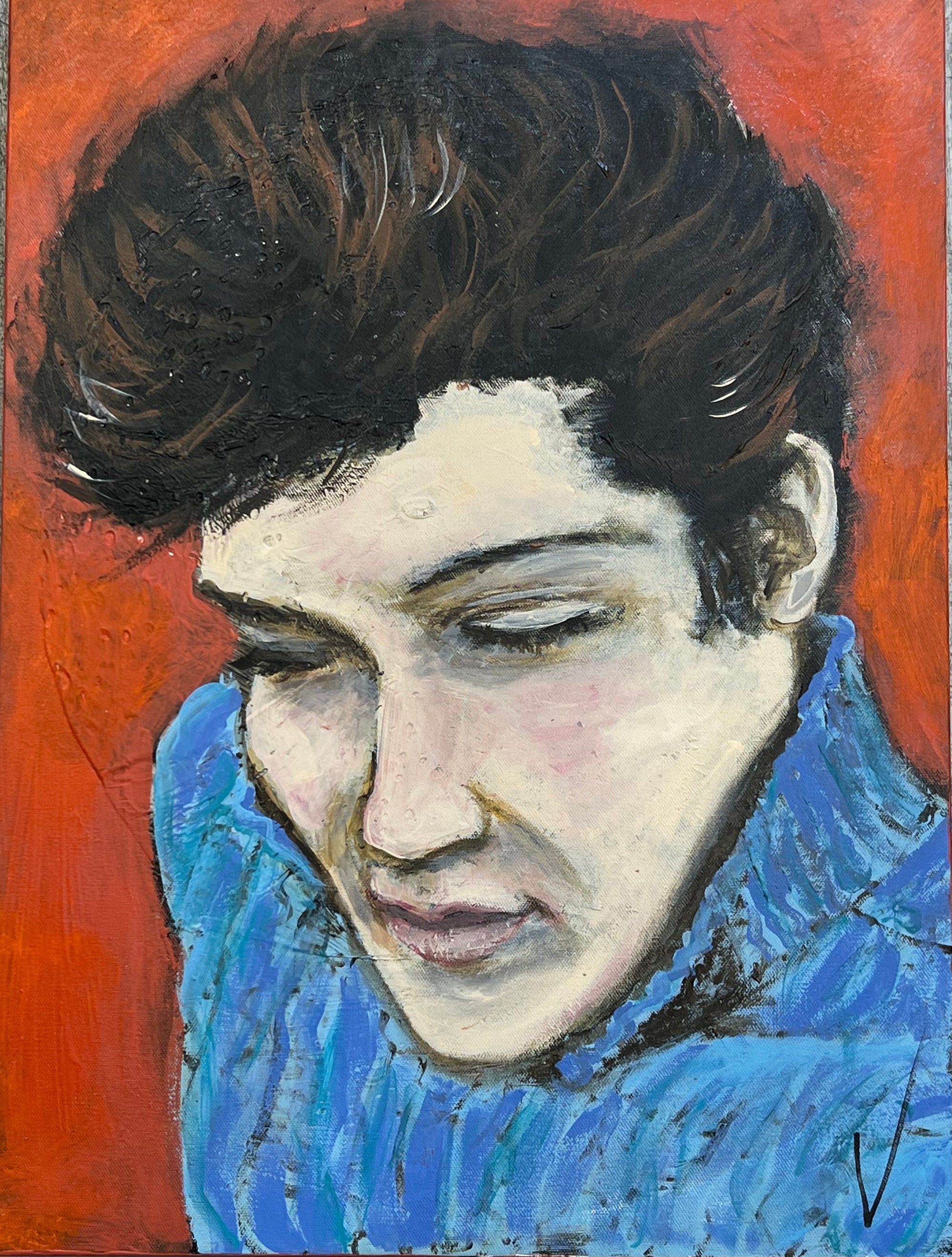 "Elvis"  Original- Judy Vandergrift