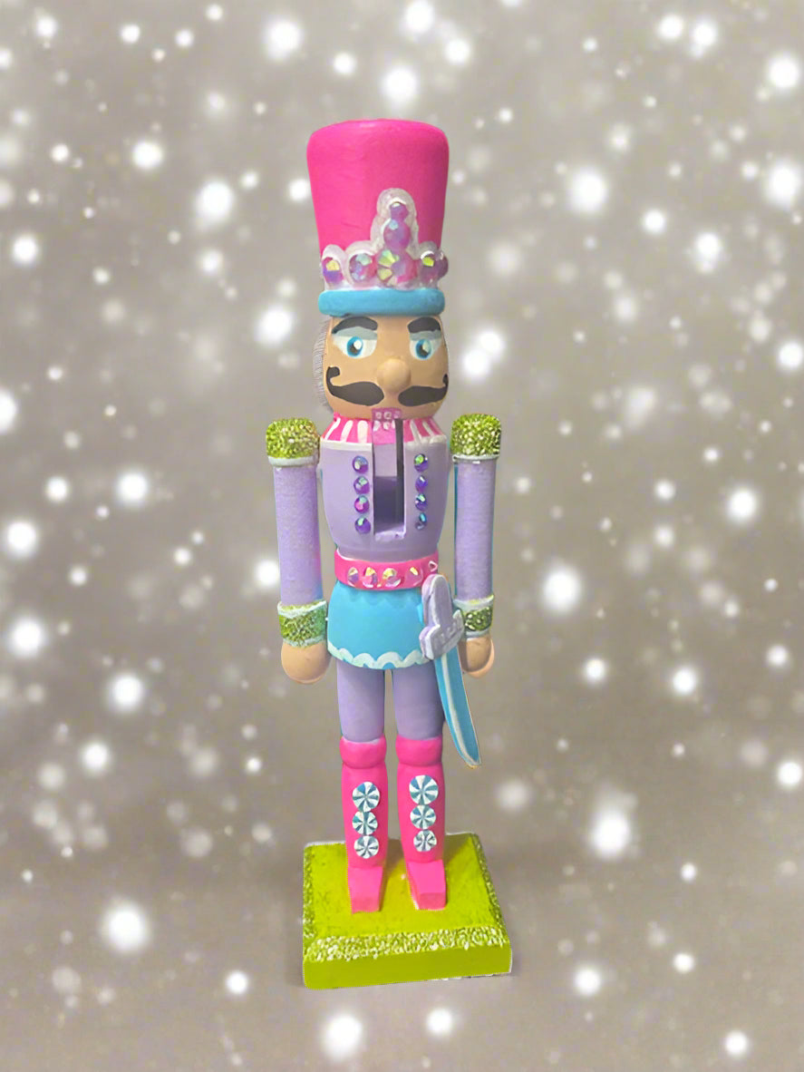 Green Glitter Nutcracker
