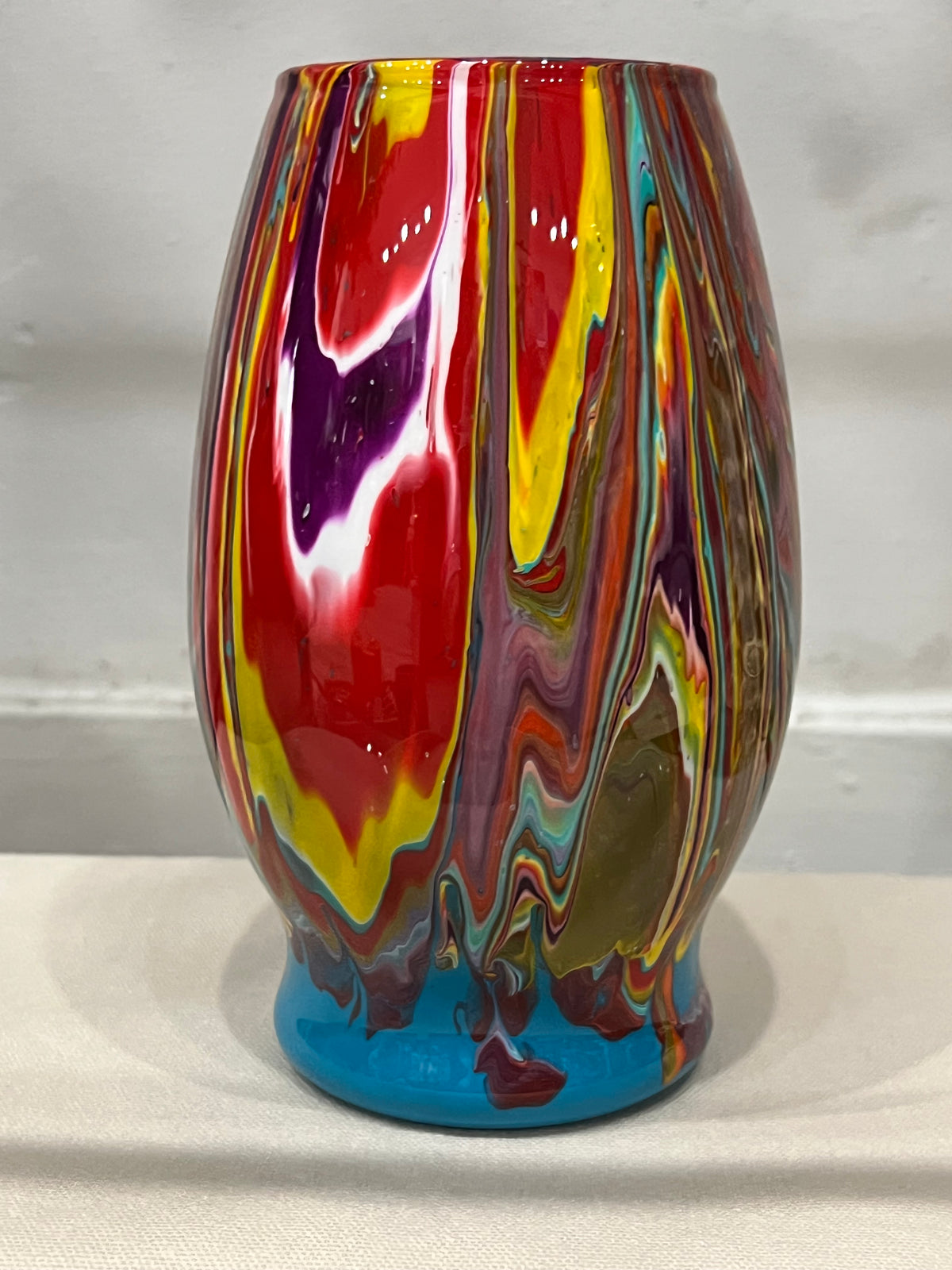 Vases By Local Memphis Artist Sandra Barrett / Multi colors and sizes to choose from