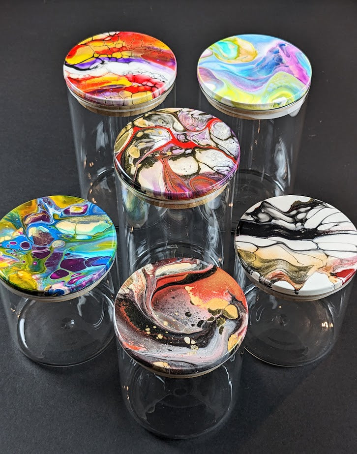 Glass Jars by Local Memphis Artist Sandra Barrett
