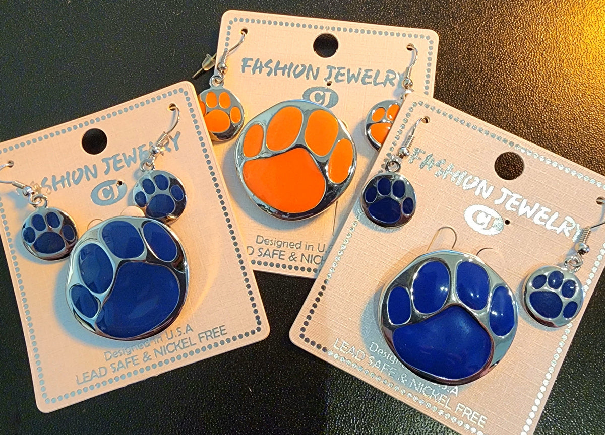 Earrings PAWS and PIN