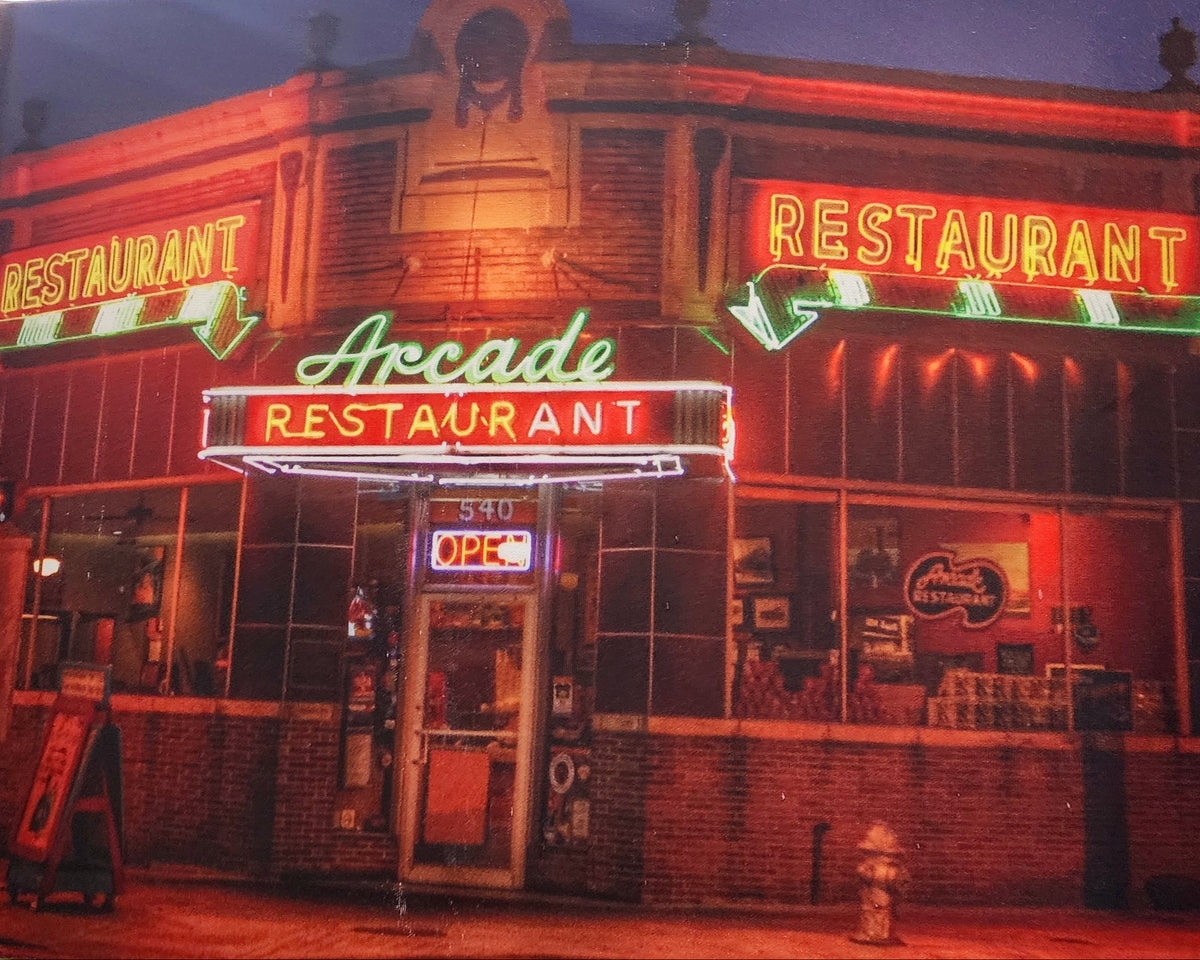 &quot;Arcade&quot; on Canvas, Memphis TN by Karen Pulfer Focht