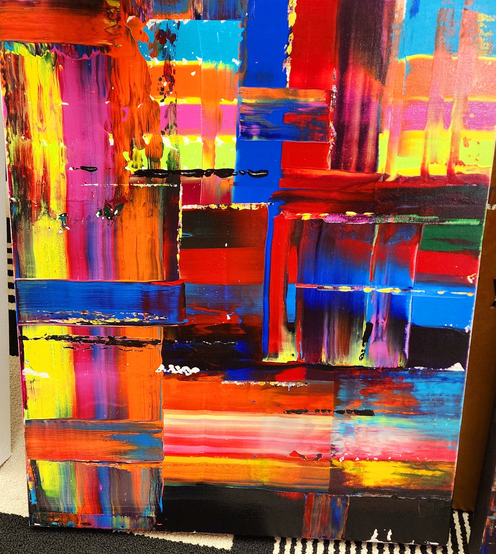 Canvas Art  - "Light" 16" x 24" by Local Memphis Artist Sandra Barrett