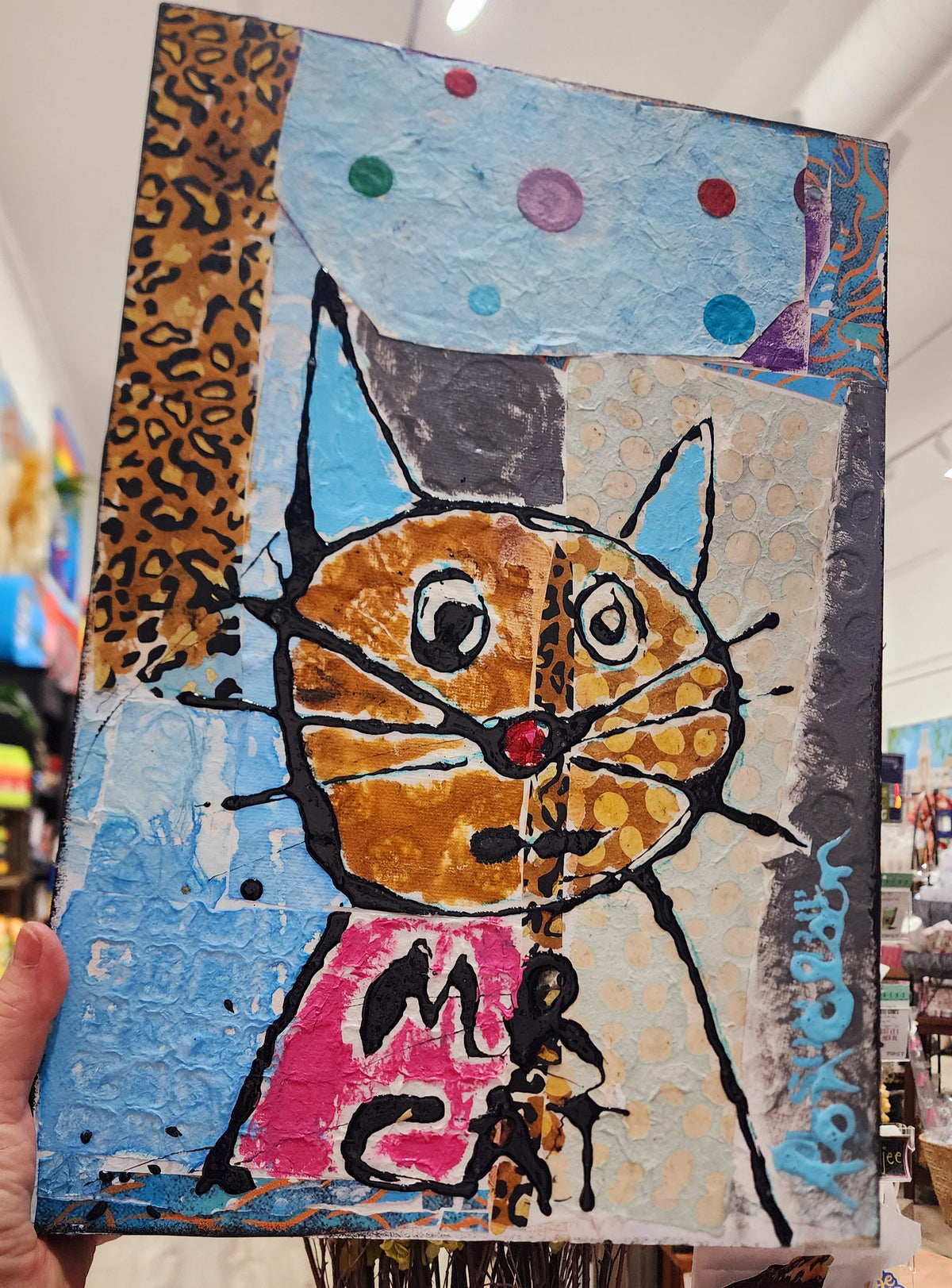 "Mr Cat"  ORIGINAL painting by local Memphian Ron Olson