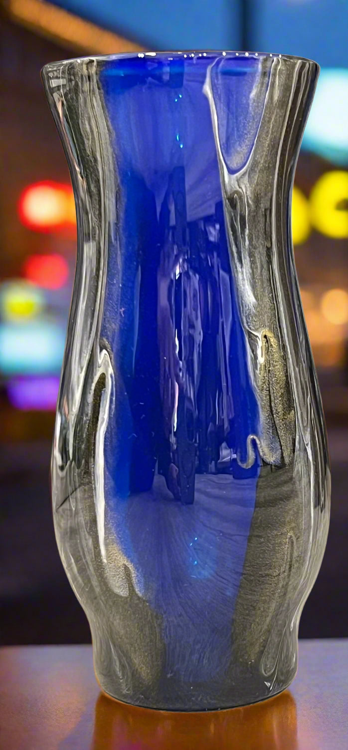 Glassware "Memphis Blues" Collection - by Local Memphis Artist Sandra Barrett