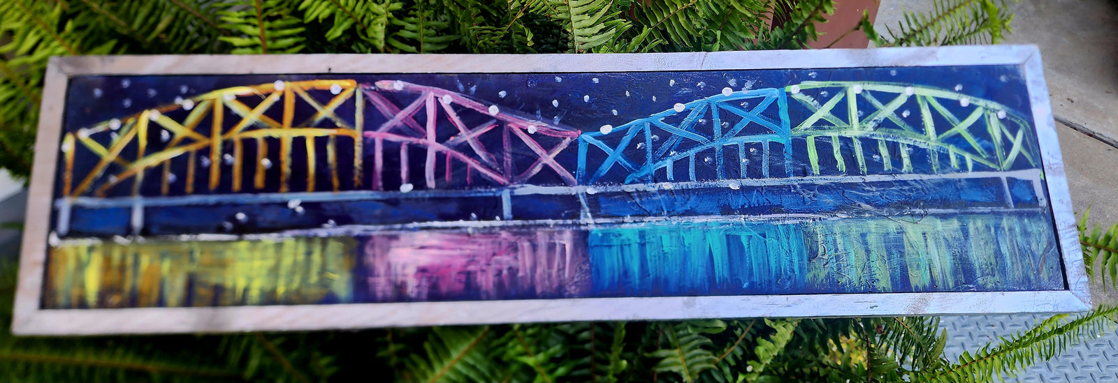 "Memphis Lites 1"  Original- Judy Vandergrift