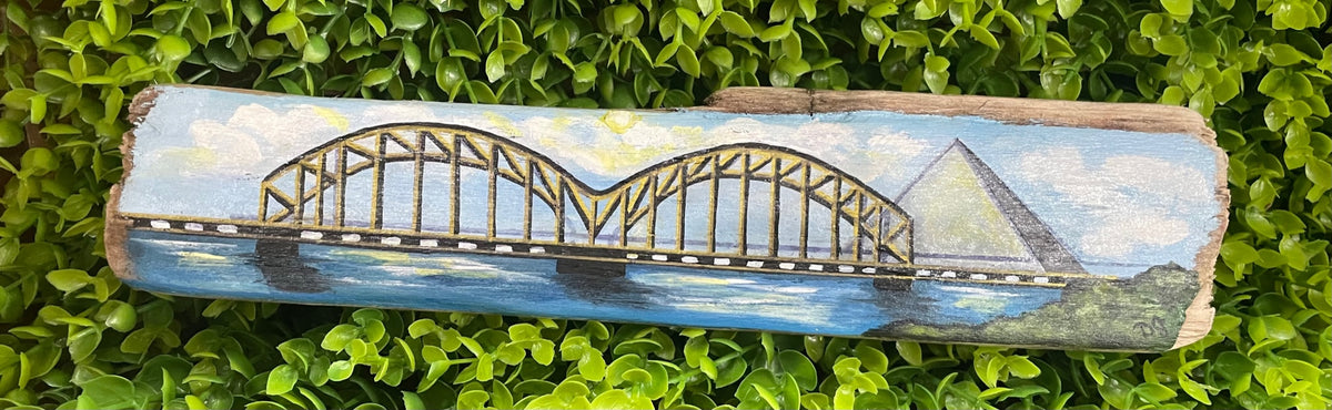 Mississippi Driftwood Art Original by  DJ Kelly