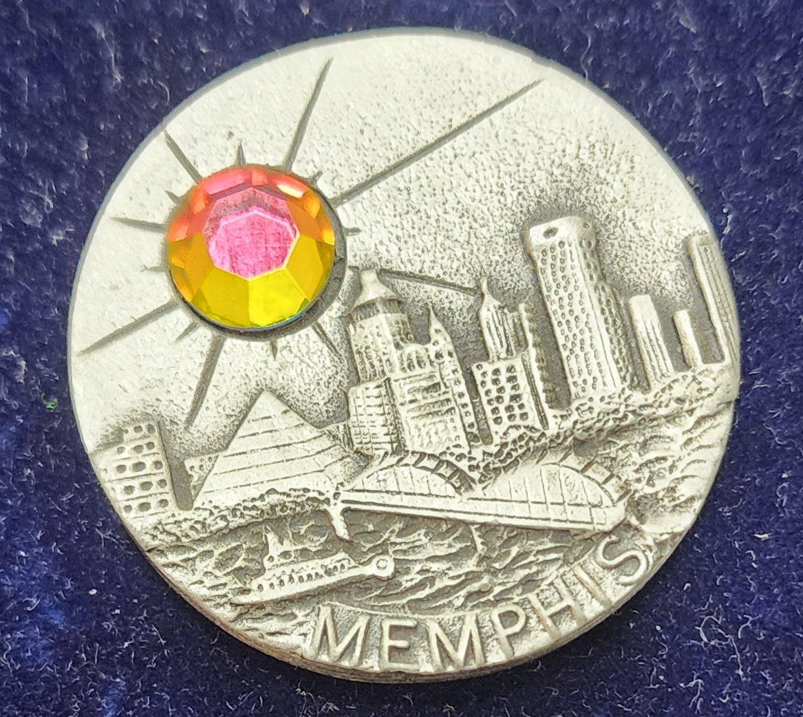 Memphis Lapel Pin...made in England with Austrian Crystal