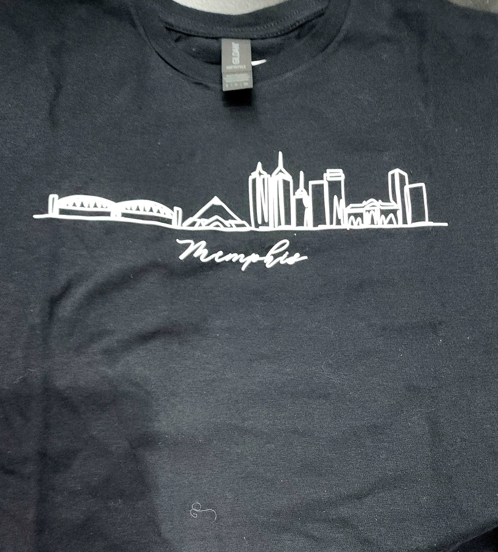 MEMPHIS Skyline T Shirt White or Black