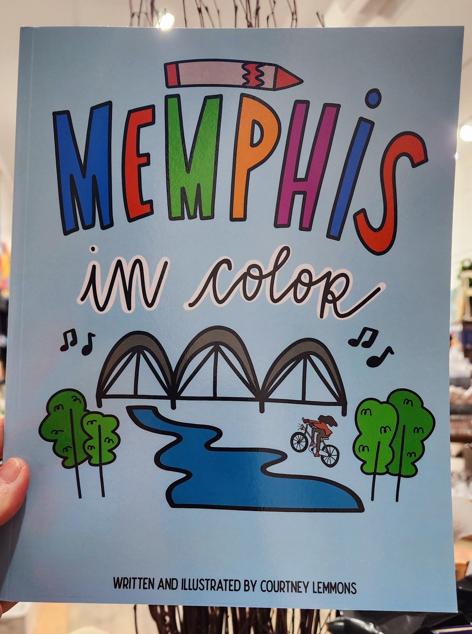 MEMPHIS in COLOR (Coloring Book) by Artist Courtney Lemmons