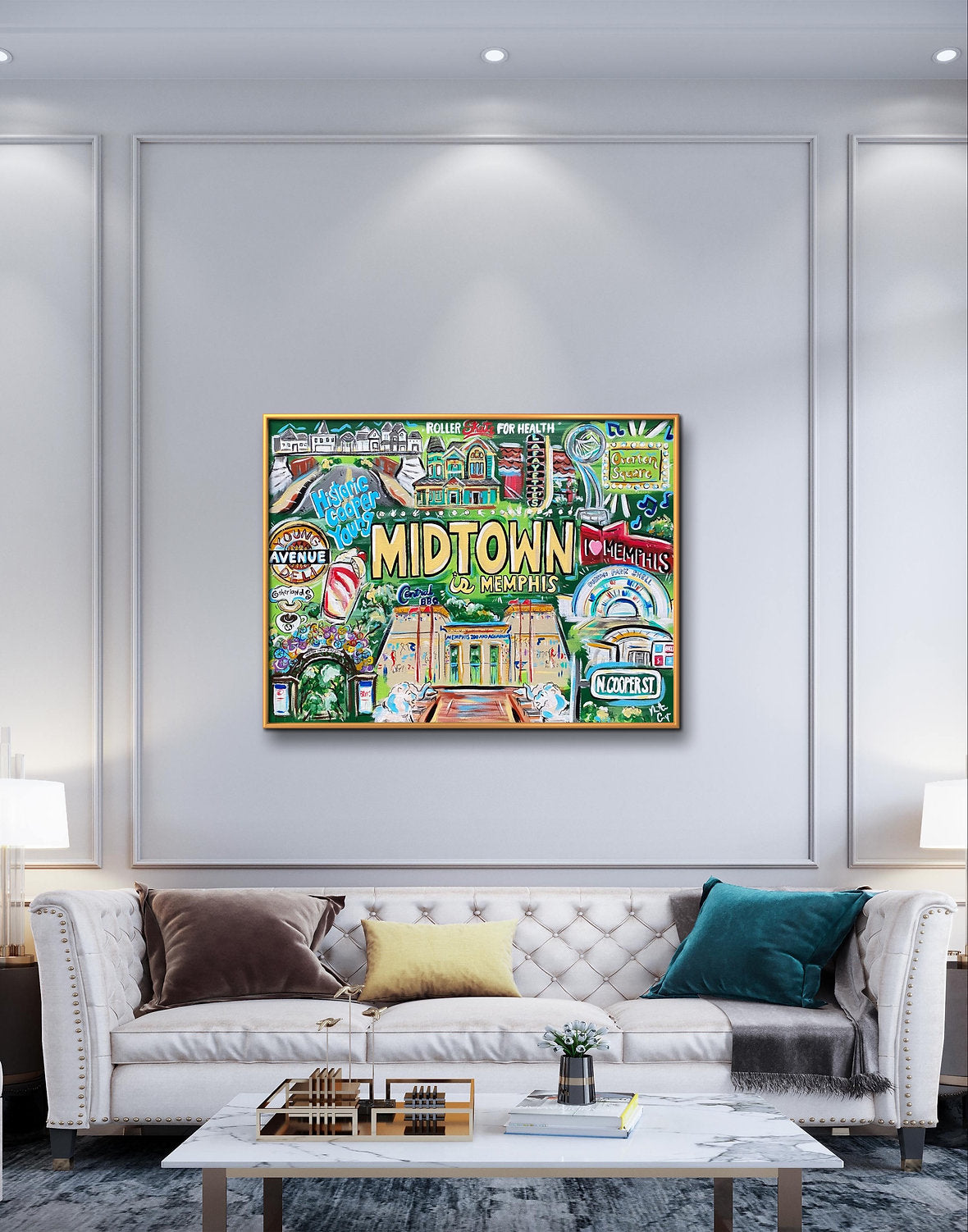 Pop Art Magnets by Natalie Cooper Art