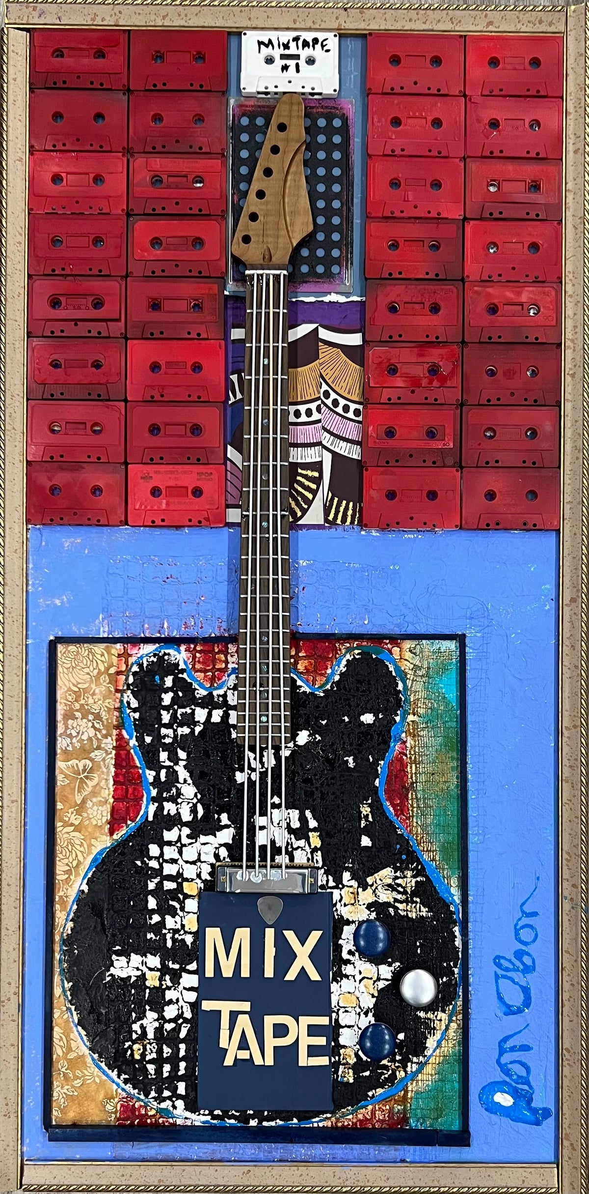 "Mixed Tapes" ORGINAL painting by local Memphian Ron Olson