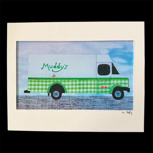 Memphis Matted 8" x 10" Prints: Local artist AnnaMade Designs