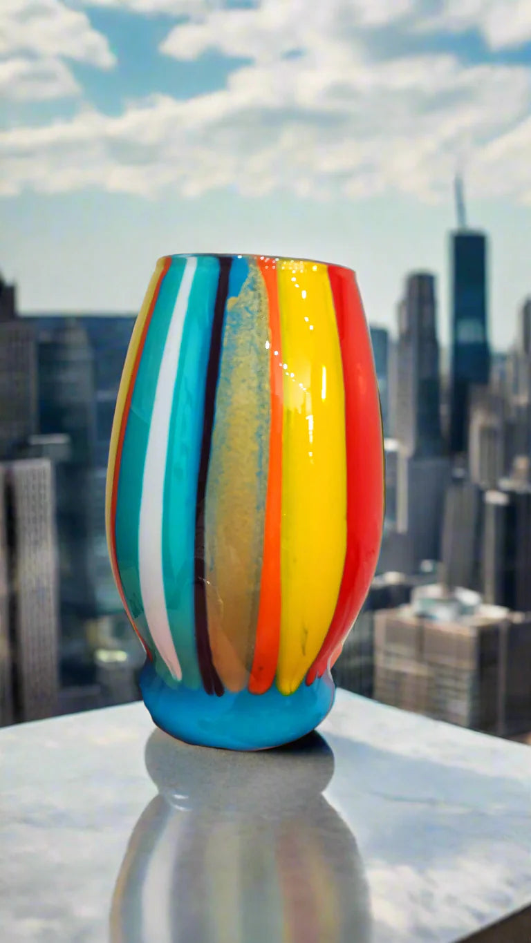 Glassware "Grind City" Collection - by Local Memphis Artist Sandra Barrett