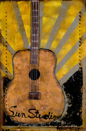 "Sun Studio" signed PRINT of an original painting by local Memphian Ron Olson