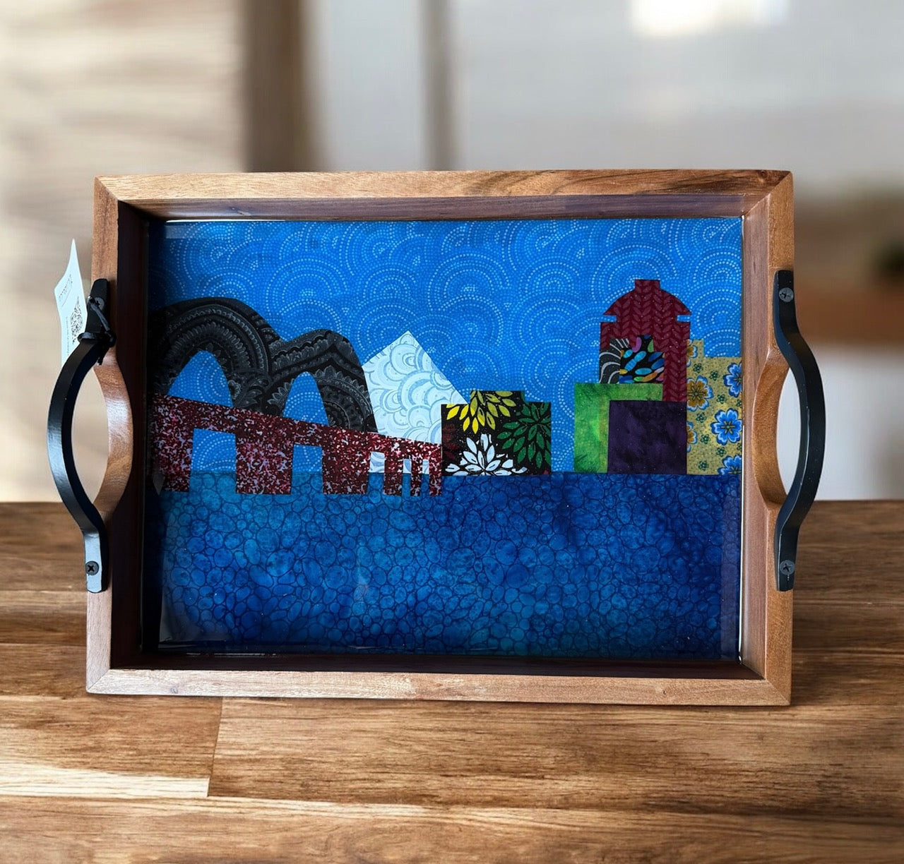 Memphis Skyline Tray : Local Artist AnnaMade Designs