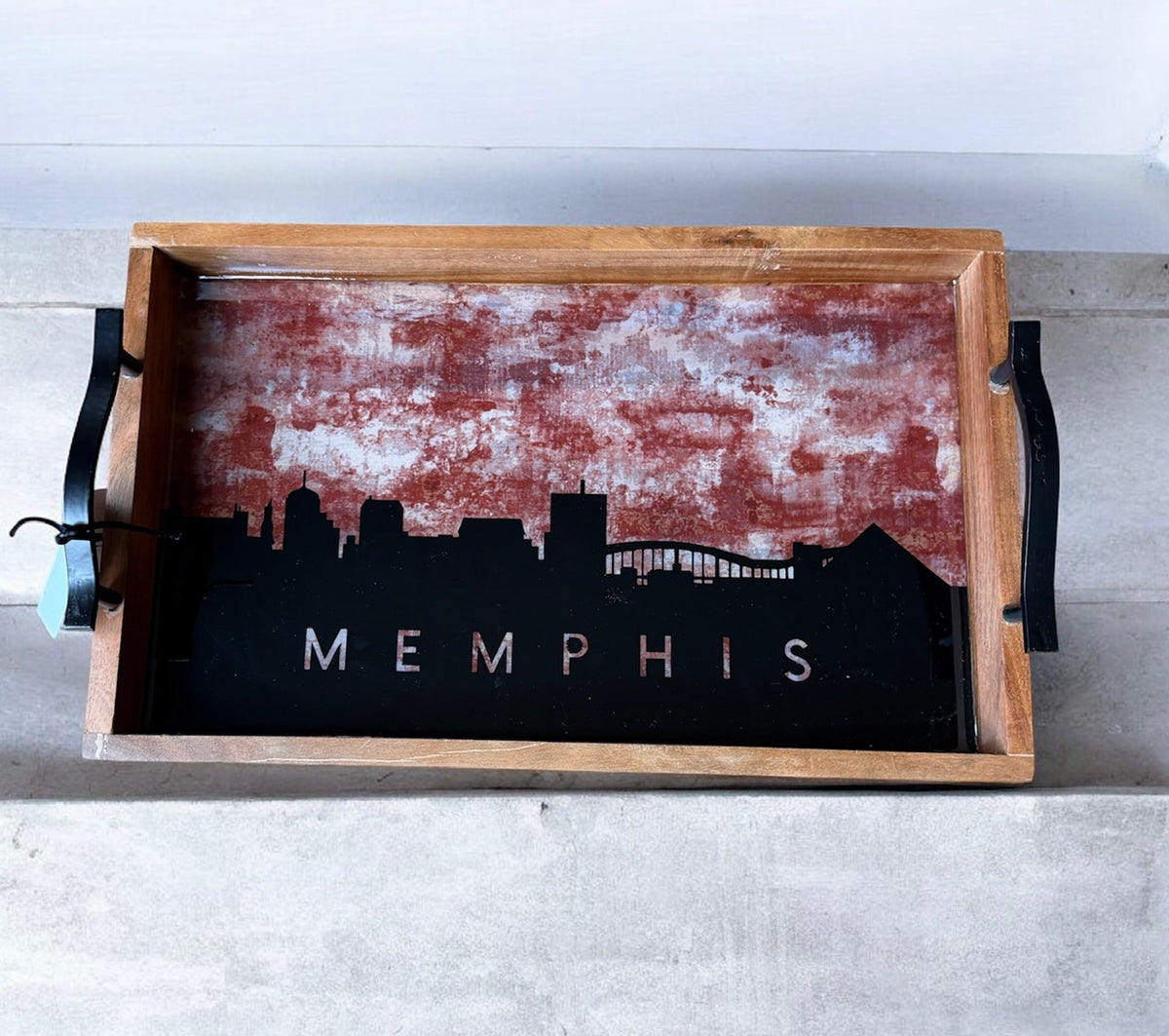 Memphis Skyline Tray : Local Artist AnnaMade Designs