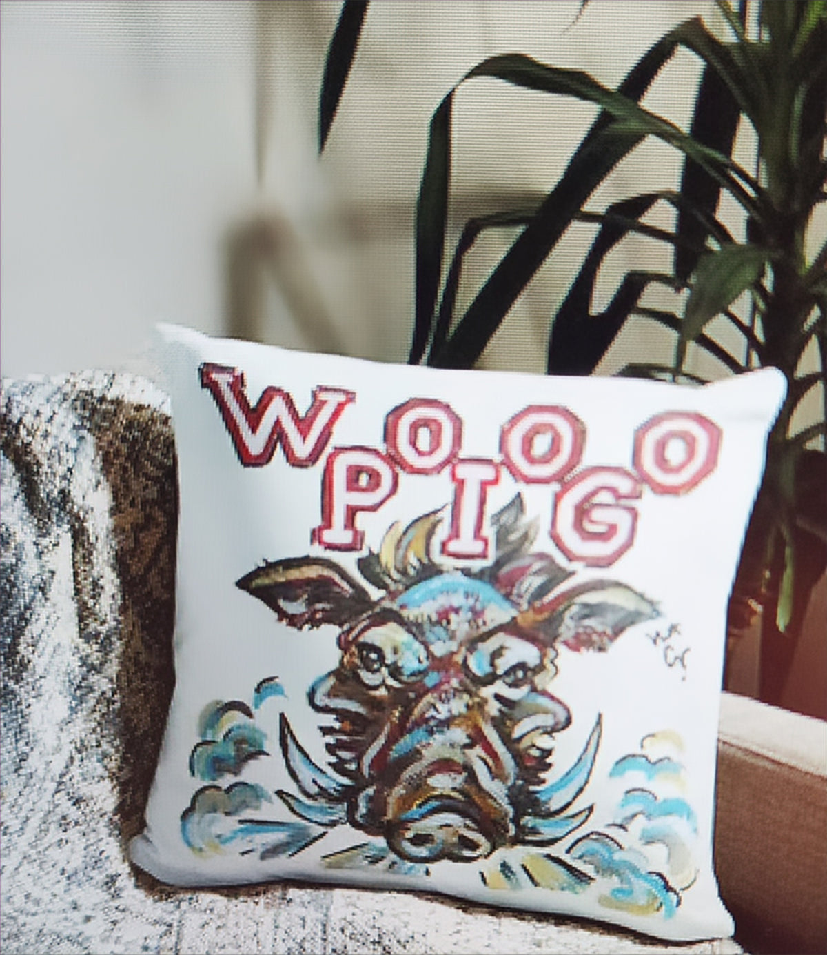 Mascot Pillows by Natalie Cooper
