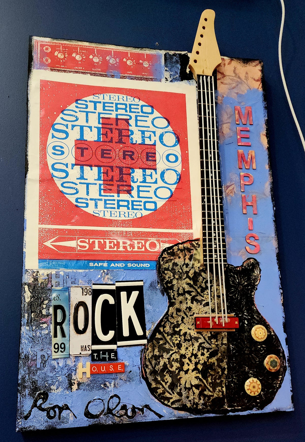 "Rock the House" ORGINAL painting by local Memphian Ron Olson