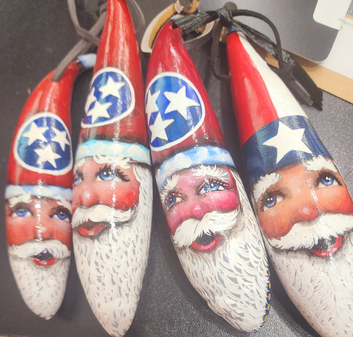 Gourd Ornaments created and painted by local Memphian Artist DJ Kelly