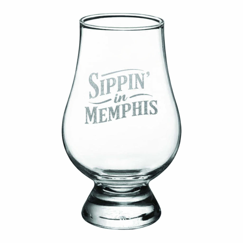 Sippin in Memphis Glencairn Whiskey Tasting Glass