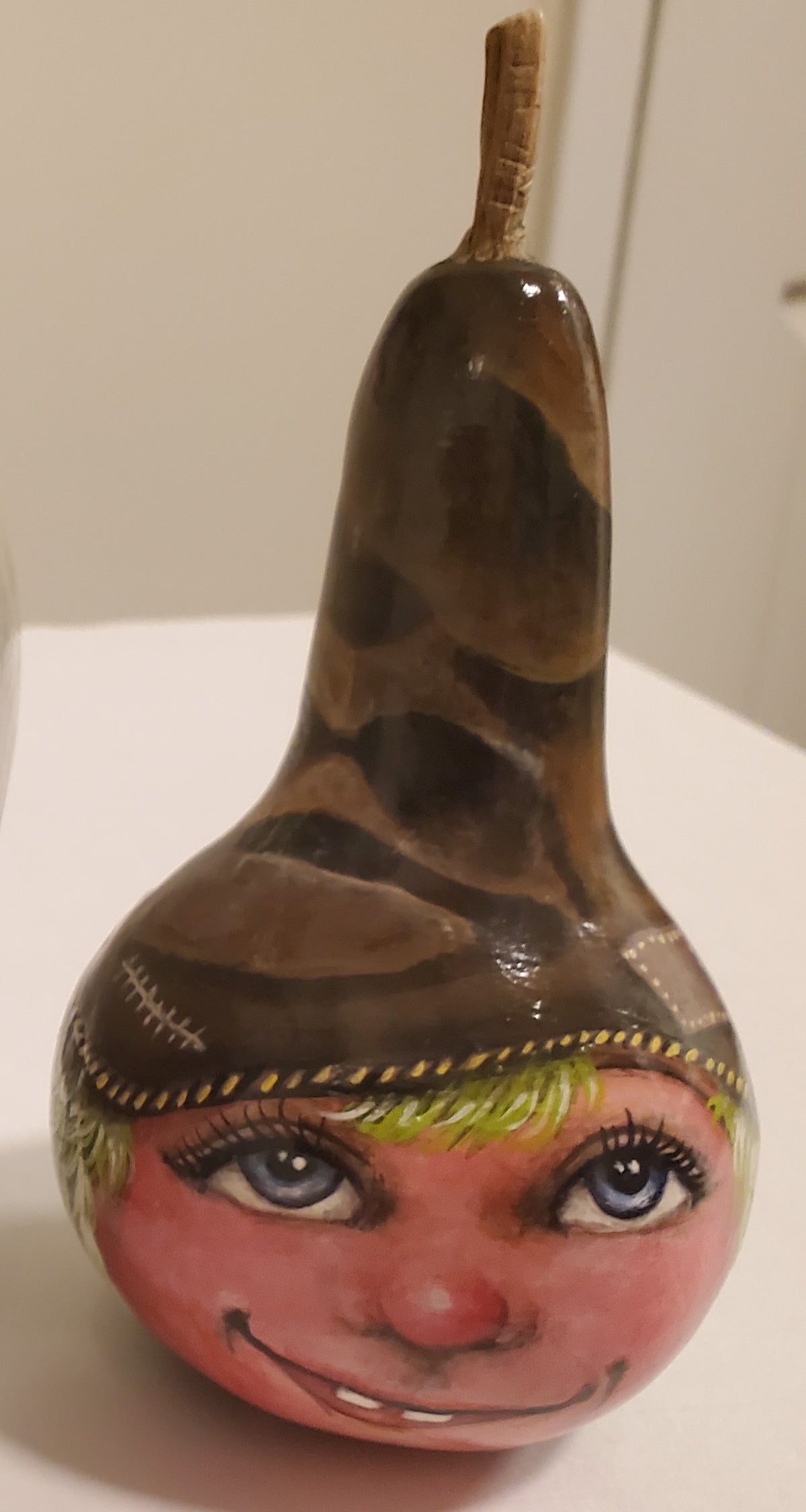 Sorting hat elf, 6" painted by local Memphian DJ Kelly.