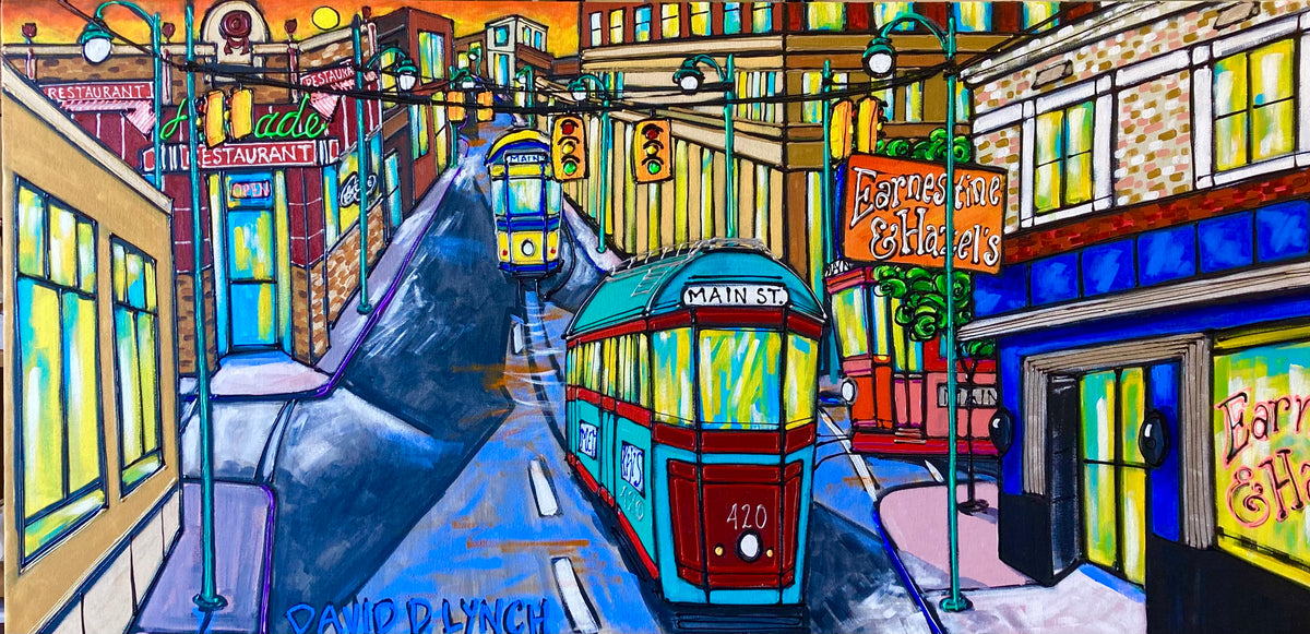 "South Main Street" Original by David Lynch