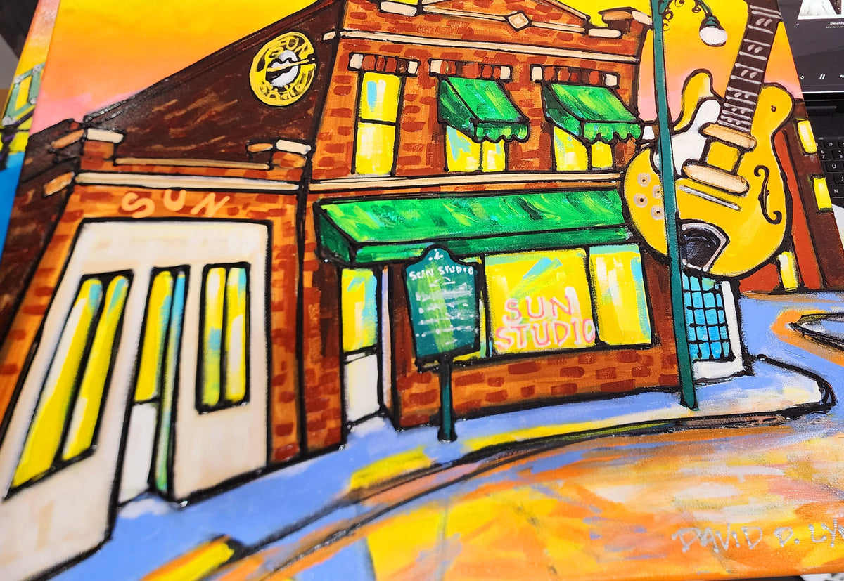 "Sun Studio 17" Original by David Lynch
