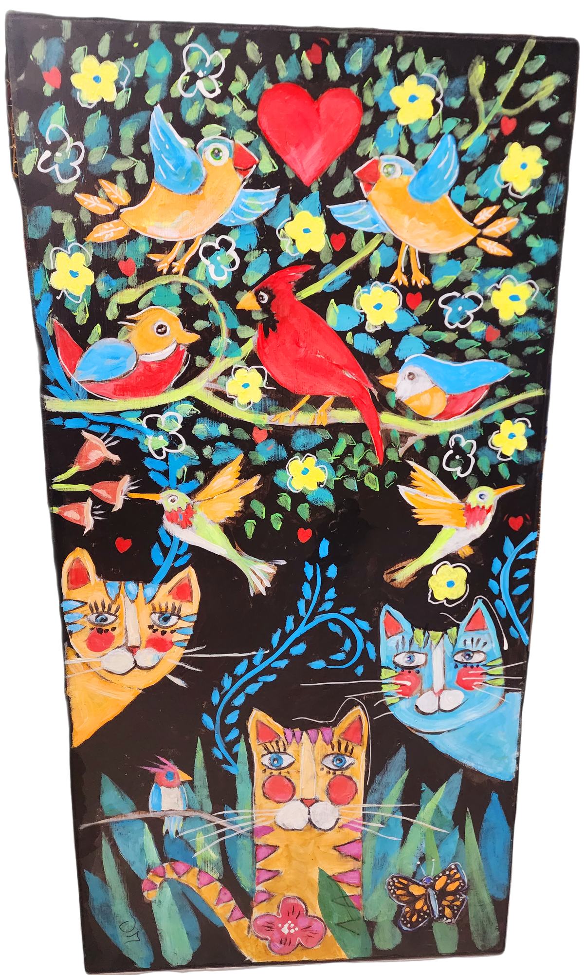 "The Garden"   - 20" x 40" Original Painting Created by Local Memphian Don Morgan