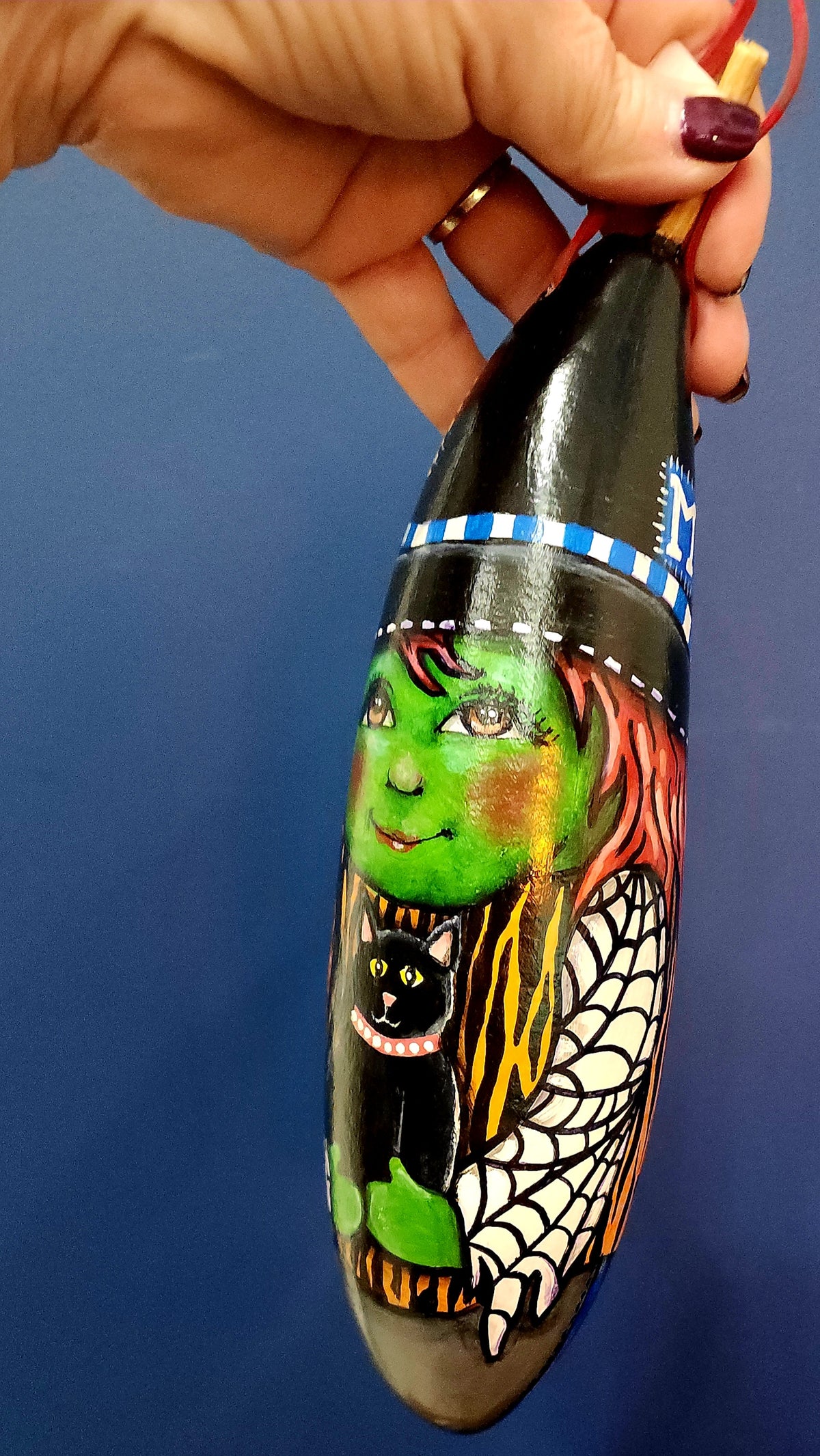 Gourd Ornaments created and painted by local Memphian Artist DJ Kelly