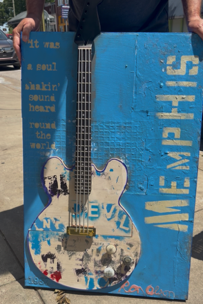 "A Soul Shakin' Sound" ORIGINAL painting by local Memphian Ron Olson