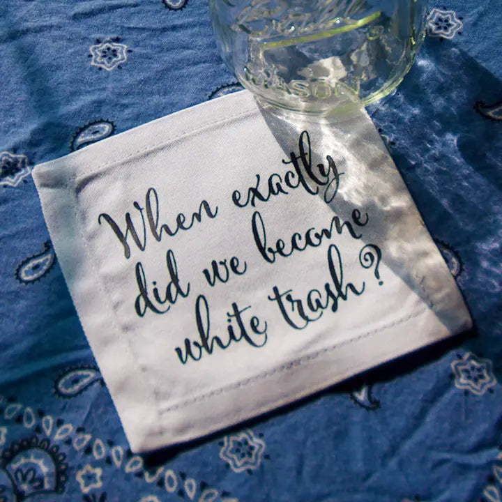 Cotton Coasters with Multiple Funny Classic Southern Sayings